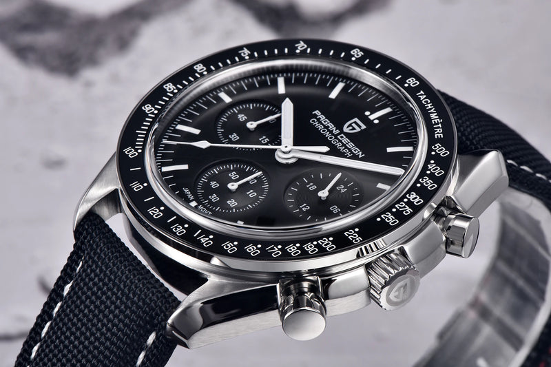 Relógio Pagani design novo modelo de luxo de quartzo vidro de safira