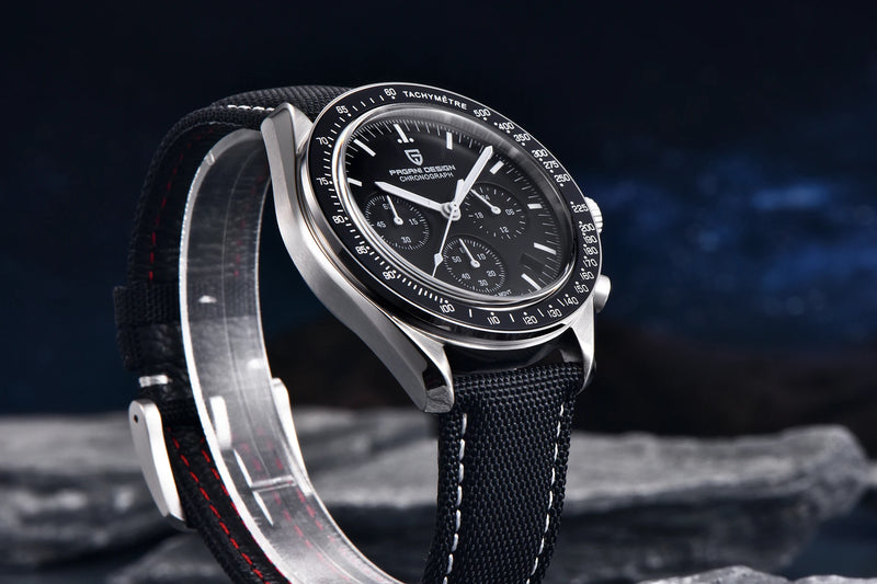 Relógio Pagani design novo modelo de luxo de quartzo vidro de safira