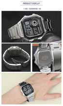 Relógio Casio luxo led  digital  à prova d água movimento quartzo