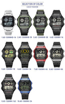 Relógio Casio luxo led  digital  à prova d água movimento quartzo