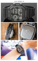 Relógio Casio luxo led  digital  à prova d água movimento quartzo