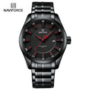 Relógio Naviforce premium pulseira de aço inoxidável