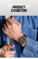 Relógio de Pulso À Prova D 'Água NAVIFORCE Multifunções Masculino  de Luxo