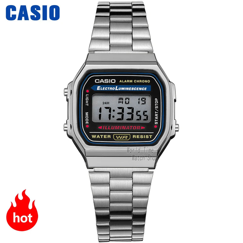 Relógio CASIO de prata  LED digital à prova d água