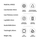 Relógio Naviforce premium pulseira de aço inoxidável