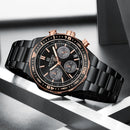 Relógio de Pulso À Prova D 'Água NAVIFORCE Multifunções Masculino  de Luxo