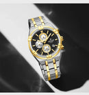 Relógio Naviforce modelo superior luxo pulseira de aço inoxidável e quartzo