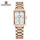 Naviforce relógio feminino luxo premium de quartzo