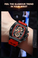 Relógio LIGE  luxo, à prova d'água de quartzo