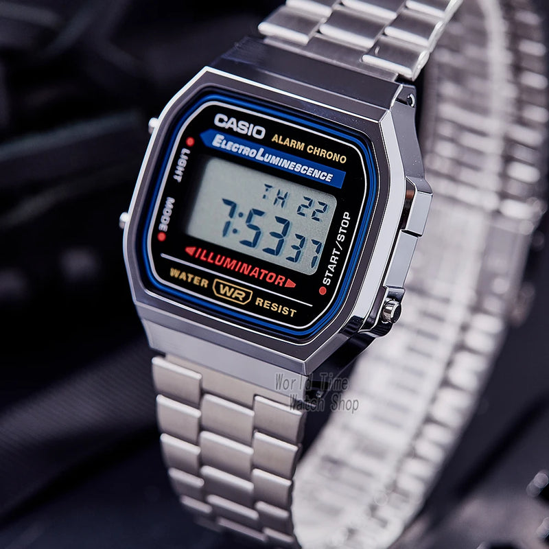 Relógio CASIO de prata  LED digital à prova d água