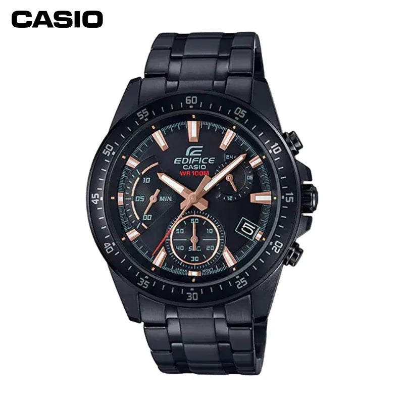 Relógio Casio com Cronógrafo em Aço Inoxidável Multifuncional