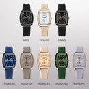 Naviforce relógio de quartzo  modelo de luxo digital feminino pulseira de silicone