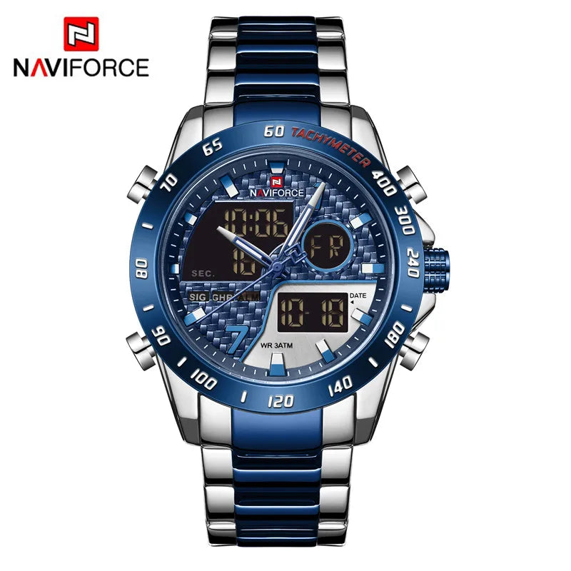 Relógio Digital LED NAVIFORCE de Quartzo