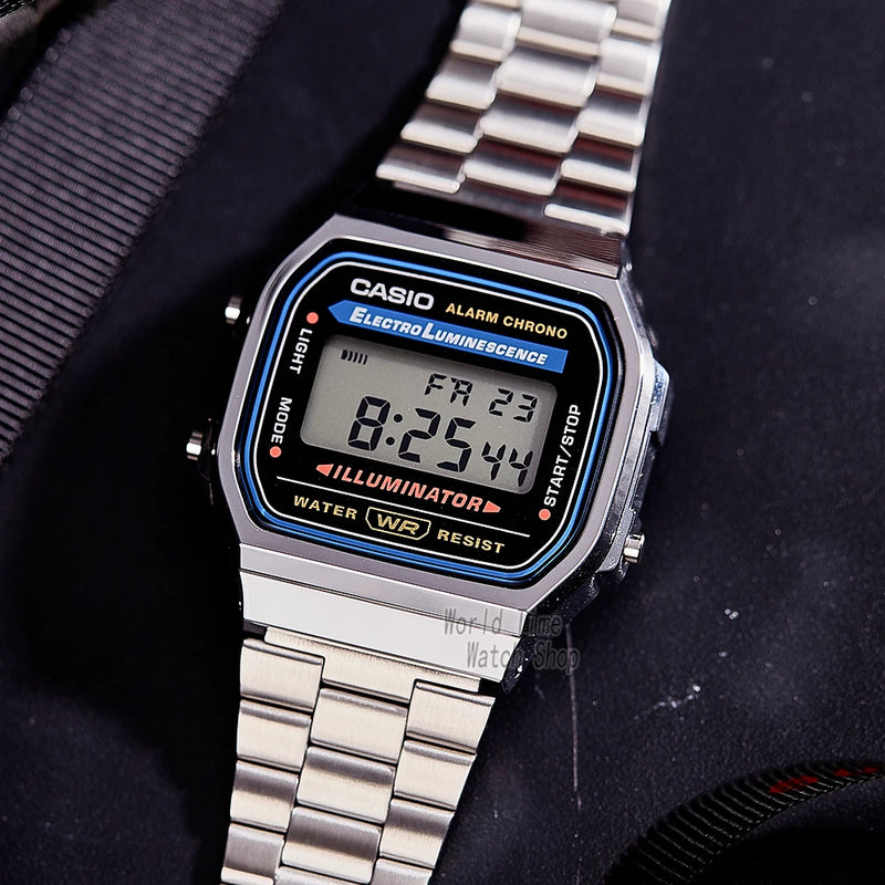 Relógio CASIO de prata  LED digital à prova d água