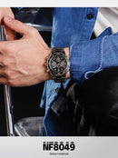 Relógio de Pulso À Prova D 'Água NAVIFORCE Multifunções Masculino  de Luxo