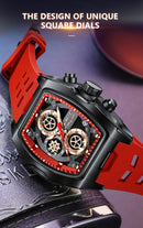 Relógio LIGE  luxo, à prova d'água de quartzo