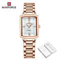 Naviforce relógio feminino luxo premium de quartzo