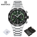 Relógio de Pulso À Prova D 'Água NAVIFORCE Multifunções Masculino  de Luxo