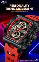 Relógio LIGE  luxo, à prova d'água de quartzo