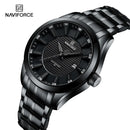Relógio Naviforce premium pulseira de aço inoxidável