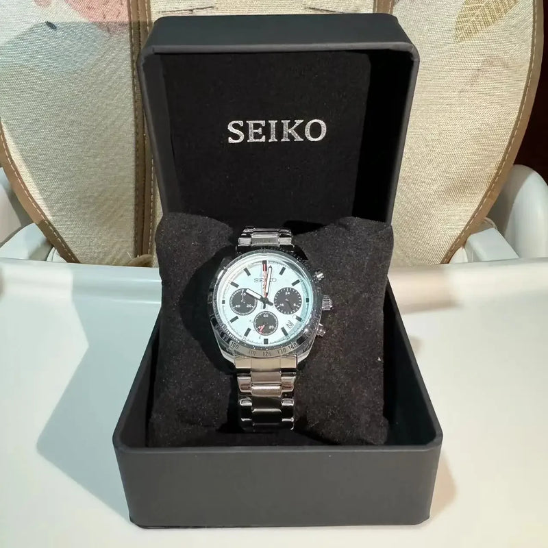 Relógio Seiko Luxury Brand Fashion Multifuncional Cronógrafo Hot SellingRelógio de Pulso de Quartzo
