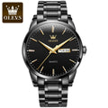 Relógio OLEVS Classic Gold  Luxo de Alta Qualidade  À Prova D'Água em Aço Inoxidável de Quartzo