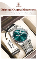 Relógio Poedagar de luxo de quartzo à prova d'água