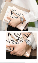 Relógio Lige Feminino pulseira de aço à prova d água