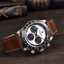 Relógio Pagani design v2  de quartzo com cronógrafo e vidro de safira