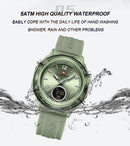 Relógio NAVIFORCE Led de Quartzo À Prova D 'Água pulseira de Silicone