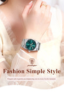 Relógio Poedagar de luxo de quartzo à prova d'água