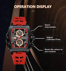 Relógio LIGE  luxo, à prova d'água de quartzo