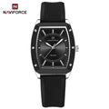 Naviforce relógio de quartzo  modelo de luxo digital feminino pulseira de silicone