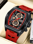 Relógio LIGE  luxo, à prova d'água de quartzo