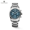Relógios Pagani design relógios de quartzo em aço inoxidável automático em vidro de safira
