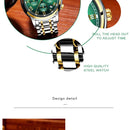 Relógio Lige Feminino pulseira de aço à prova d água