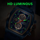 Relógio LIGE  luxo, à prova d'água de quartzo