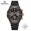 Relógio de Pulso À Prova D 'Água NAVIFORCE Multifunções Masculino  de Luxo
