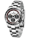 Relógio  Pagani design 2024 à prova d'água  inoxidável  de quartzo com cronógrafo