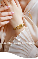 Relógio OLEVS Luxo Tungstênio Aço Banda Tonneau Design Quartzo