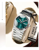 Relógio Poedagar de luxo de quartzo à prova d'água