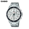 Relógio Casio com Cronógrafo em Aço Inoxidável Multifuncional