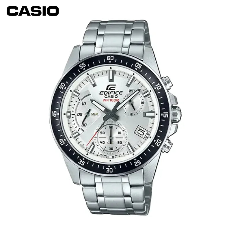 Relógio Casio com Cronógrafo em Aço Inoxidável Multifuncional