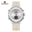Relógio NAVIFORCE Led de Quartzo À Prova D 'Água pulseira de Silicone