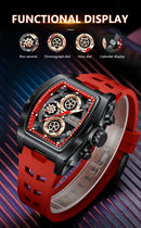 Relógio LIGE  luxo, à prova d'água de quartzo