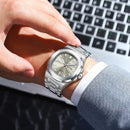 Relógio POEDAGAR luxo quartzo de  aço inoxidável