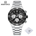 Relógio de Pulso À Prova D 'Água NAVIFORCE Multifunções Masculino  de Luxo