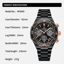 Relógio de Pulso À Prova D 'Água NAVIFORCE Multifunções Masculino  de Luxo