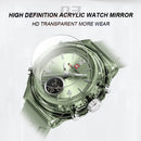 Relógio NAVIFORCE Led de Quartzo À Prova D 'Água pulseira de Silicone