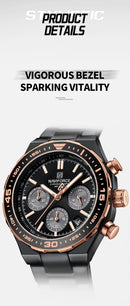 Relógio de Pulso À Prova D 'Água NAVIFORCE Multifunções Masculino  de Luxo